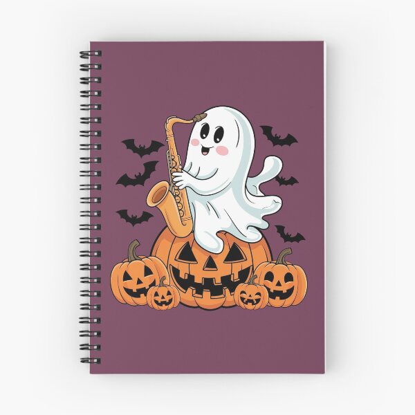 Item preview, A cute little ghost saxophonist designed and sold by NiRia Spot.