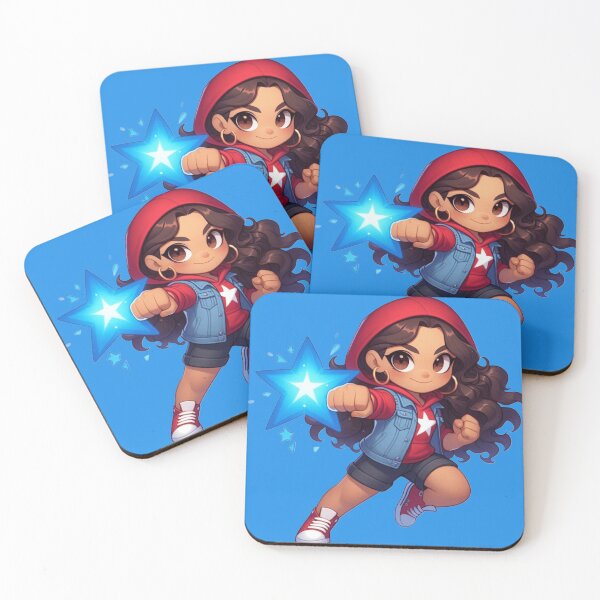 Item preview, Chibi America Chavez designed and sold by Dollette Heaven.