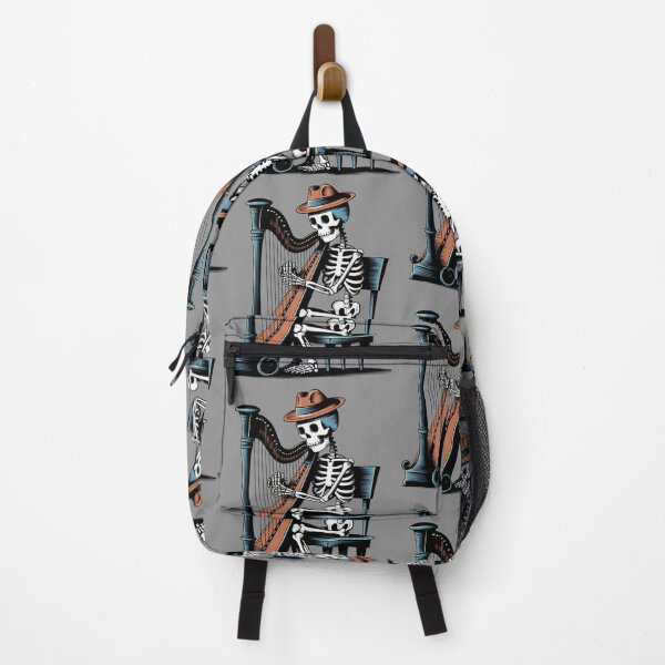 Item preview, Funny Skeleton Playing Harp Music Graffiti designed and sold by Nature's Fancy.