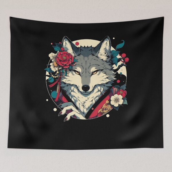Item preview, Anime wolf designed and sold by LvlUpPrints.