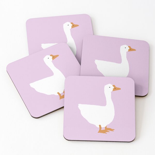 Item preview, One cute simple white goose designed and sold by pink-cowboy.