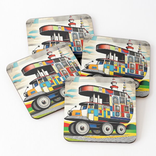 Item preview, Vehicles on wheels 4 designed and sold by George Hutton Hunter.
