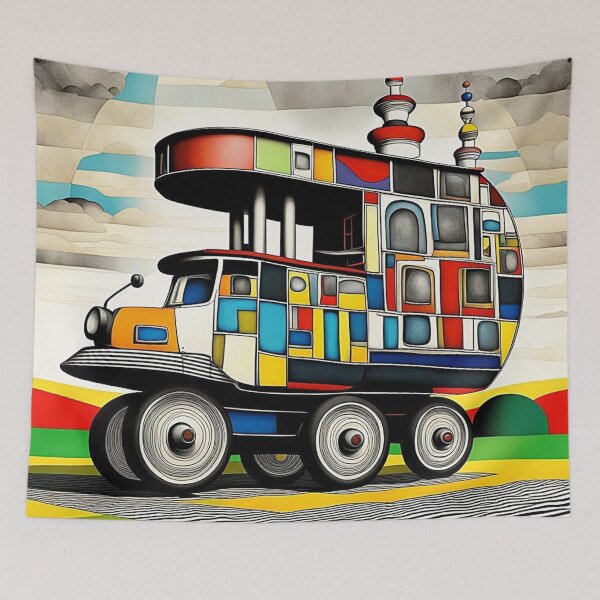 Item preview, Vehicles on wheels 4 designed and sold by George Hutton Hunter.