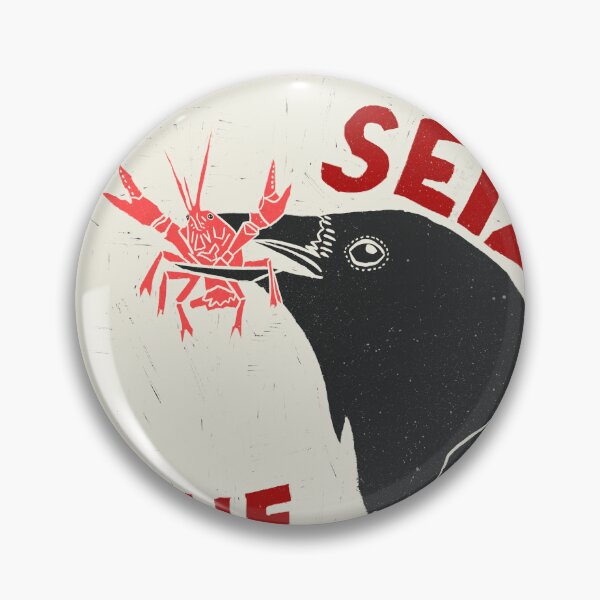 Item preview, Seize the Cray Crow & Crayfish Woodcut designed and sold by Valerie Englehart.