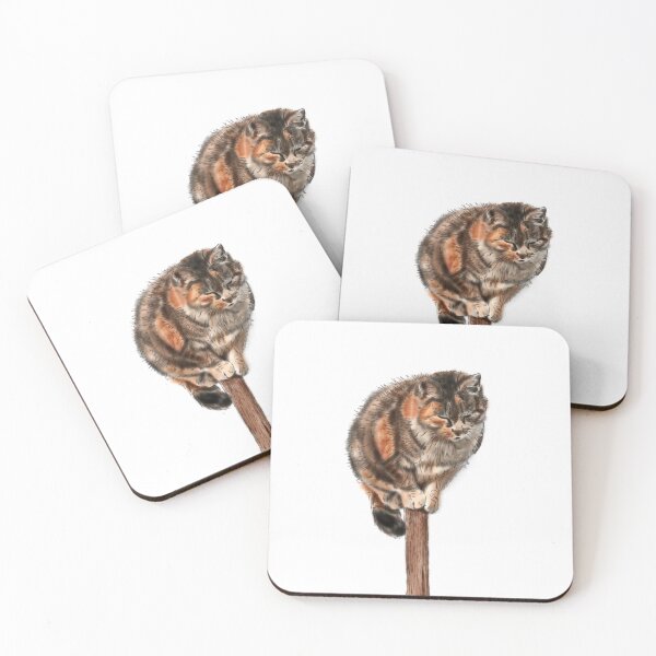 Item preview, Perched Cat designed and sold by QuirkyCritterCo.