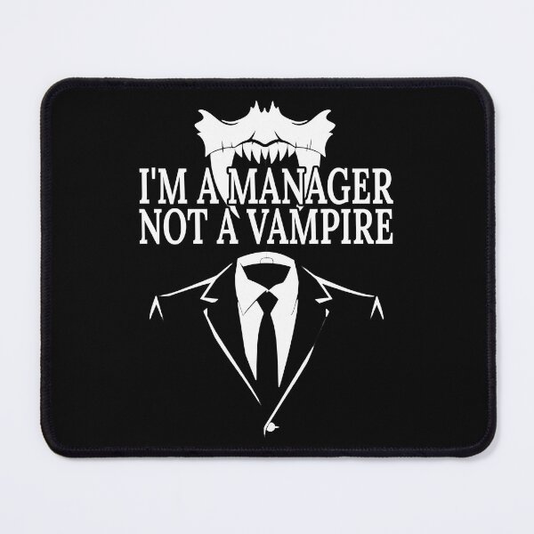 Item preview, I'm A Manager Not a Vampire Male Night Stalker designed and sold by FWLKIT.