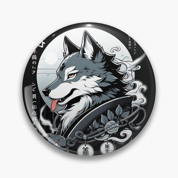 Item preview, Anime  wolf samurai designed and sold by LvlUpPrints.