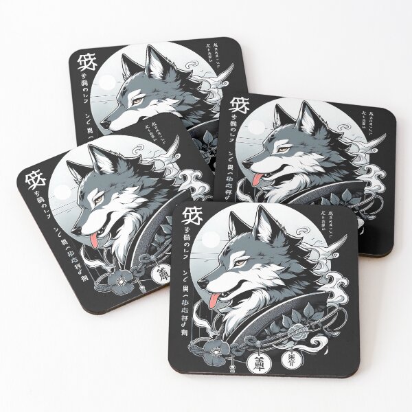 Item preview, Anime  wolf samurai designed and sold by LvlUpPrints.