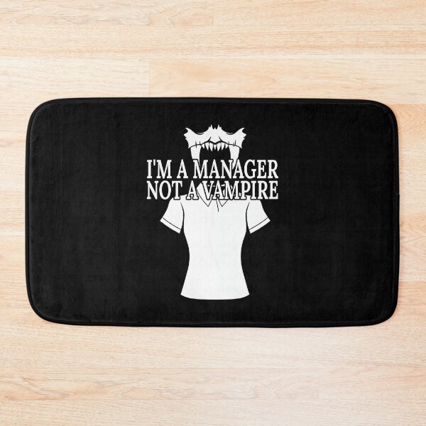 Item preview, I'm A Manager Not a Vampire Female Night Stalker designed and sold by FWLKIT.