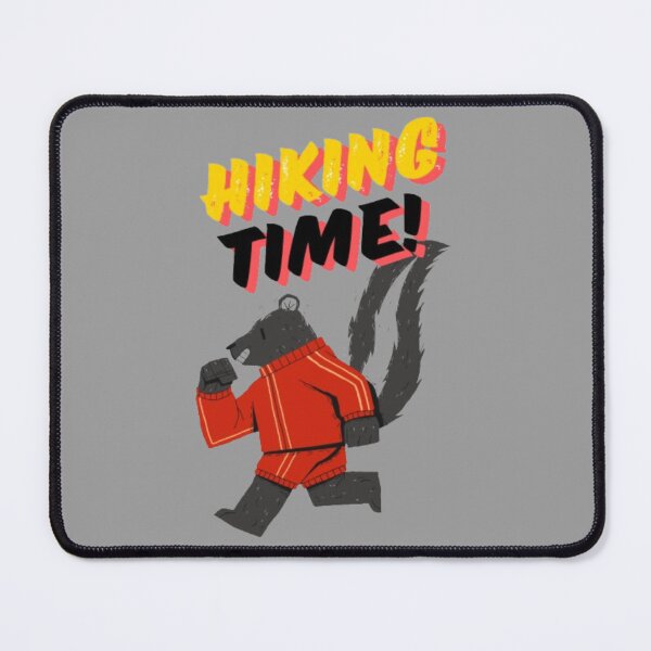 Item preview, Hiking Time Badger Cartoon for Outdoor Enthusiasts designed and sold by MSHobbies.