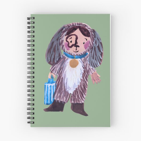 Item preview, Adorable Dog Costume Kid Illustration - Playful Watercolor Art Illustration by Jemma Jamie Skidmore designed and sold by Jemma Jamie Skidmore.