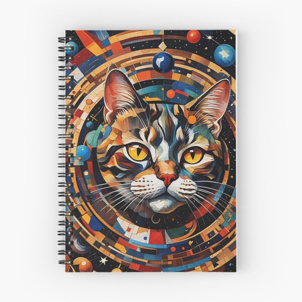 Item preview, Modern Cat Design with Planets designed and sold by Erlin Rudho.