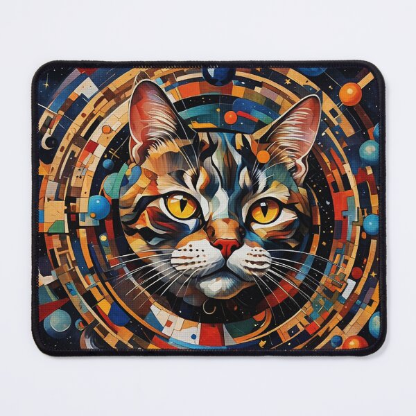 Item preview, Modern Cat Design with Planets designed and sold by Erlin Rudho.