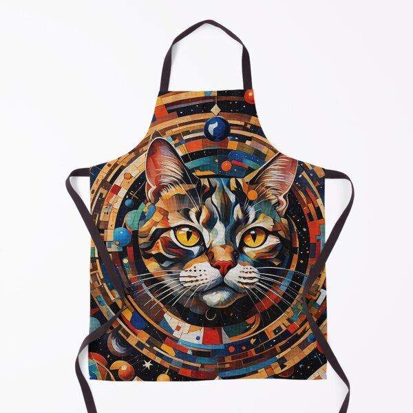 Item preview, Modern Cat Design with Planets designed and sold by Erlin Rudho.