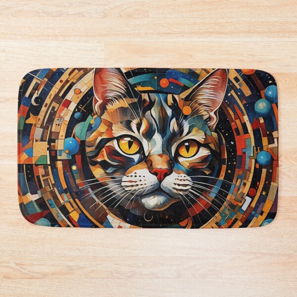 Item preview, Modern Cat Design with Planets designed and sold by Erlin Rudho.