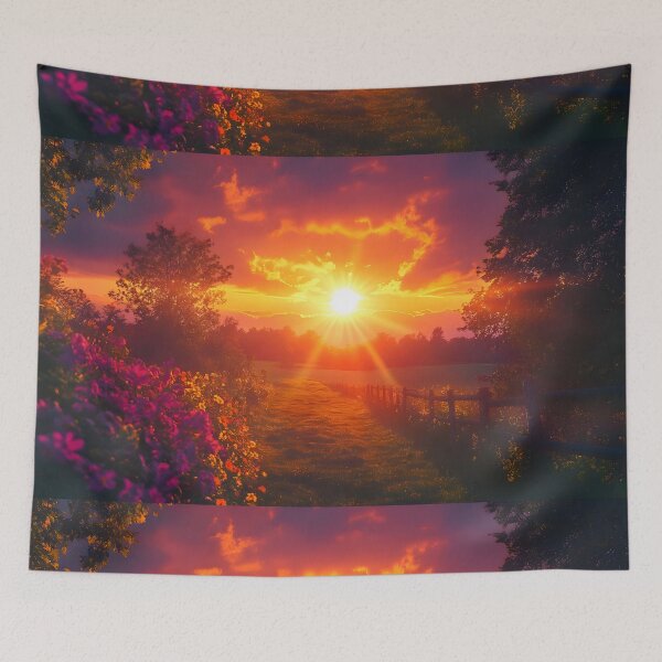 Item preview, Whispering Sunset designed and sold by AI-Only Creations.