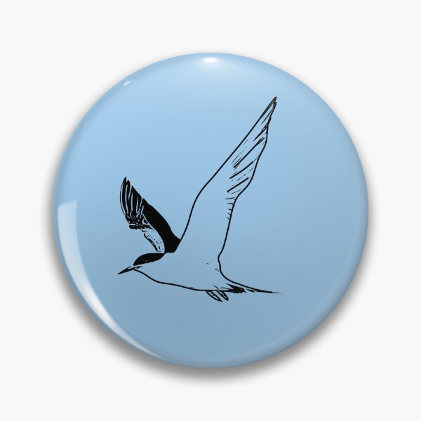 Item preview, Roseate Tern Black Design  designed and sold by designsasstultd.
