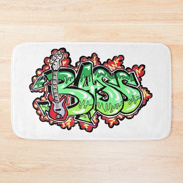 Item preview, bass bass green  designed and sold by LowEndGraphics.