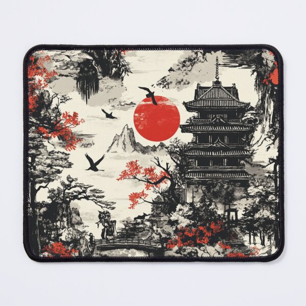 Item preview, Vintage Japan Collage Pattern designed and sold by GrinGalore.