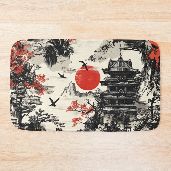 Item preview, Vintage Japan Collage Pattern designed and sold by GrinGalore.