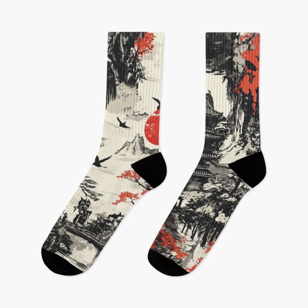 Item preview, Vintage Japan Collage Pattern designed and sold by GrinGalore.