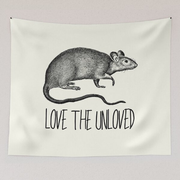 Item preview, Love the Unloved. #BeautyinEveryCreature #Nature’sUnderdogsNeedLoveToo #NotScary designed and sold by Anna Halasek.
