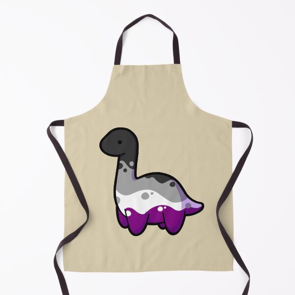 Item preview, hugadino Cute Ace long neck dinosaur, dino, Pride, Ace, LGBTQ designed and sold by hugadino.