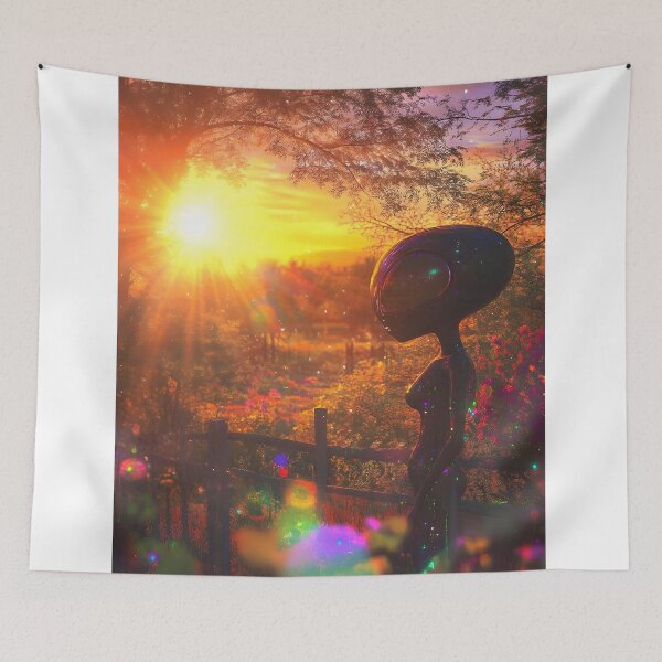 Item preview, Alien Grace at Dawn designed and sold by AI-Only Creations.