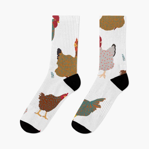 Item preview, Handpainted colourful chickens designed and sold by HoddyDesign.