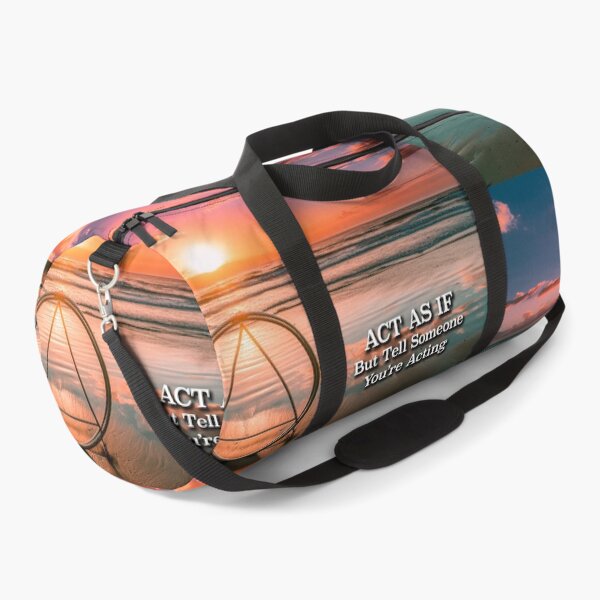 Item preview, ACT AS IF But Tell Someone You're Acting AA Slogan Beach at Sunrise designed and sold by ApexDesigners.