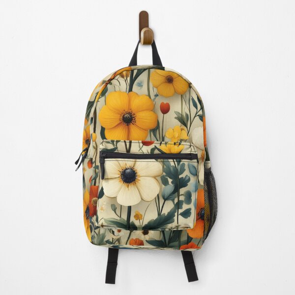 Item preview, "Vintage Floral Garden Pattern - Bold and Elegant Blooms" designed and sold by MeowMoment.