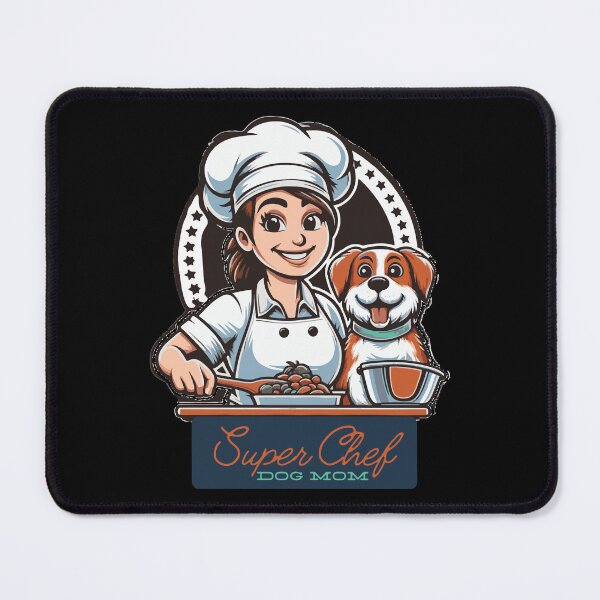 Item preview, Dog Mom - A Super Chef designed and sold by Woof-Worthy-ART.