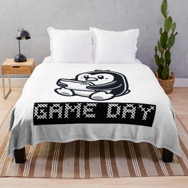Item preview, Cute Penguin is playing a Video Game - Game Day designed and sold by MaateoDesign.