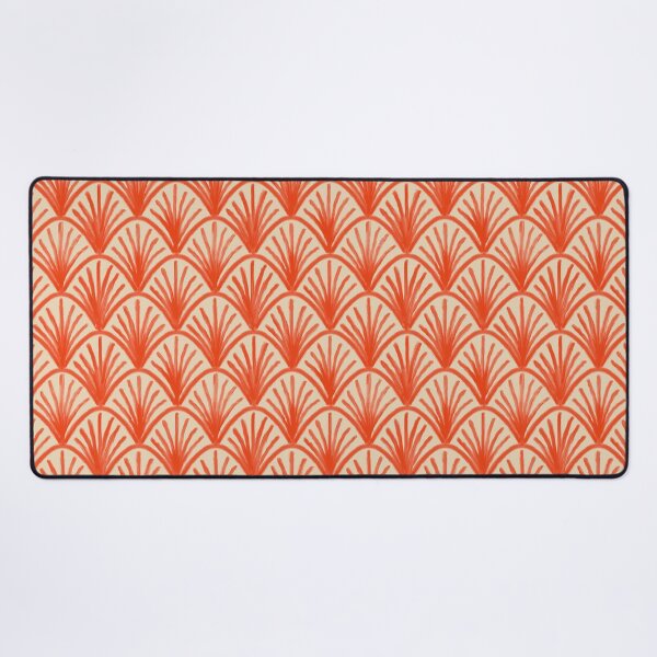 Item preview, Brush strokes Scallop - Bright Red and Alabaster designed and sold by marialindemann.