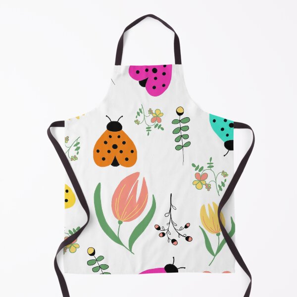 Item preview, Bright ladybugs and flowers  designed and sold by HoddyDesign.