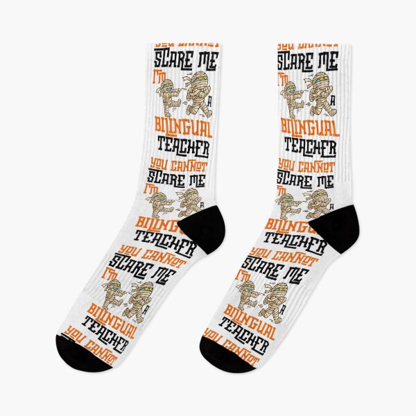 Item preview, Funny For Bilingual teachers, You Can't Scare Me I'm A Bilingual Teacher, Halloween 2025 designed and sold by ArtByKatti.