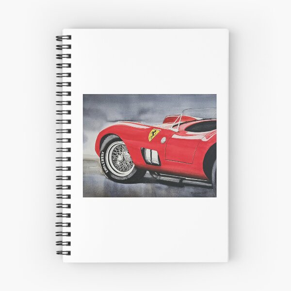 Item preview, Ferrari 335 Spider S Scaglietti Watercolor designed and sold by Raphael Dubesset.