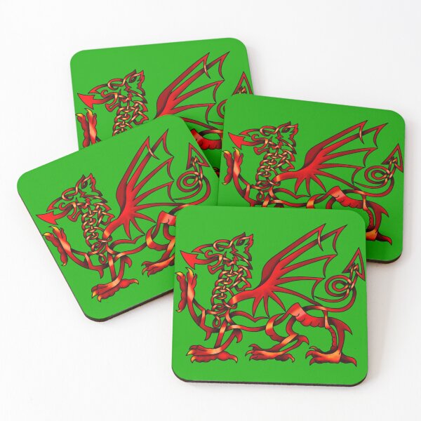 Item preview, Red Celtic Welsh Dragon. designed and sold by claireseyeview.