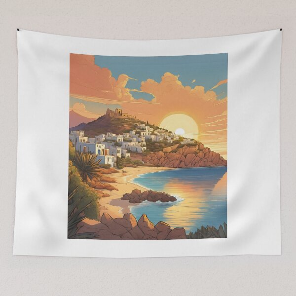 Item preview,   Sunrise in Naxos Beautiful View designed and sold by xiaidex.