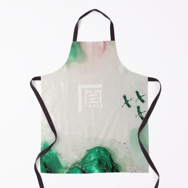 Item preview, Mystic Mountains and Cranes - Chinese Landscape Art designed and sold by Piotrek0001.