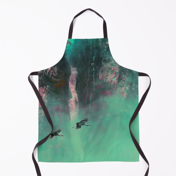 Item preview, Mystic Mountains and Cranes - Chinese Landscape Art designed and sold by Piotrek0001.