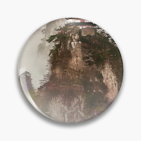 Item preview, Mystic Mountains and Cranes - Chinese Landscape Art designed and sold by Piotrek0001.