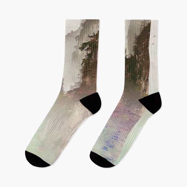 Item preview, Mystic Mountains and Cranes - Chinese Landscape Art designed and sold by Piotrek0001.