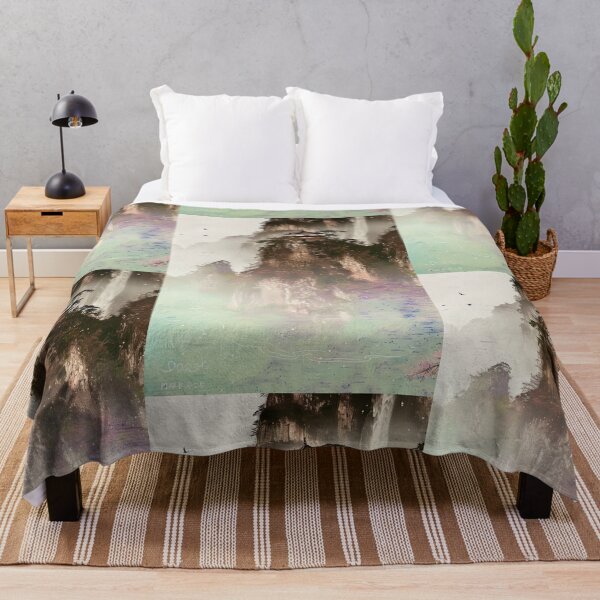 Item preview, Mystic Mountains and Cranes - Chinese Landscape Art designed and sold by Piotrek0001.