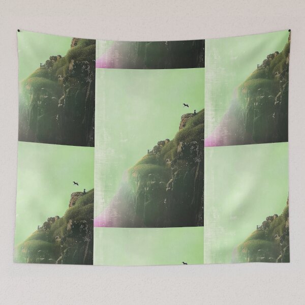 Item preview, Mystic Mountains and Cranes - Chinese Landscape Art designed and sold by Piotrek0001.