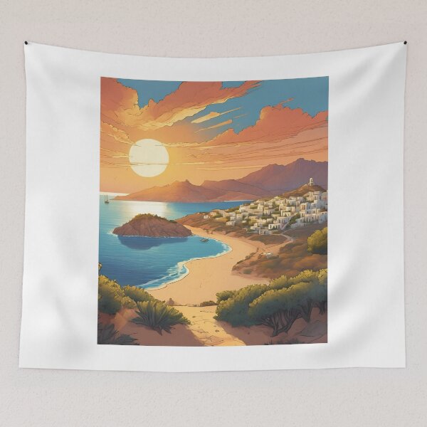 Item preview, Sunrise in Naxos Beautiful View designed and sold by xiaidex.