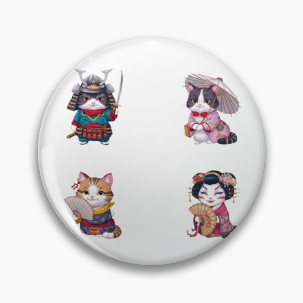 Item preview, Far Eastern themed cats designed and sold by catcraftss.