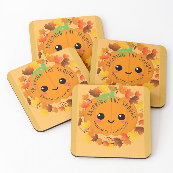 Item preview, Halloween pumpkin autumn fall colors designed and sold by Rainbow Paws Garden.