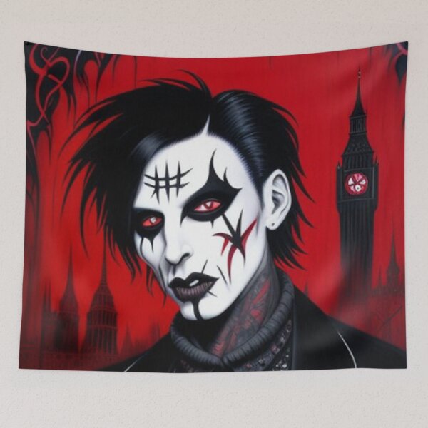 Item preview, Abstract Goth Portrait designed and sold by TheDarkWardrobe.