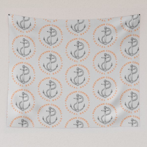 Item preview, Doc Martin Portwenn Coastal Rescue Coast Guard RNLI Port Isaac Cornwall designed and sold by SonnyBoyDesigns.